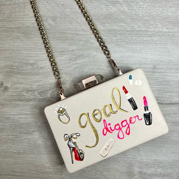 Handpainted statement Clutch